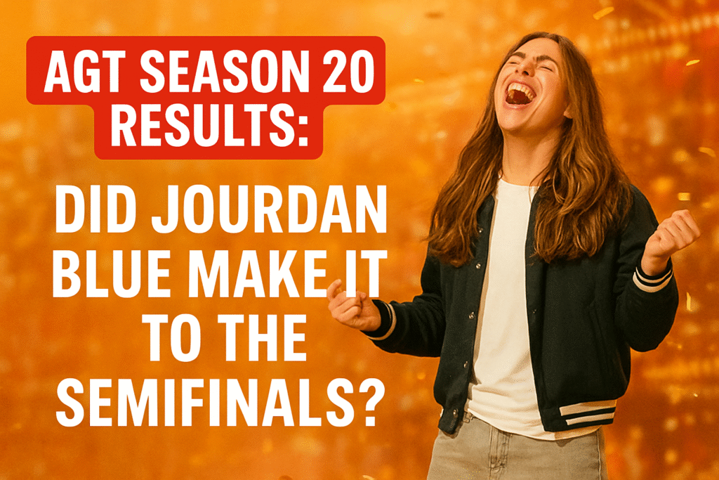 AGT Season 20 Results: Did Jourdan Blue Make the Semifinals? American got talent Journey, Wife, Age & Net Worth 1 AGT Season 20 Jourdan Blue Semifinal Results