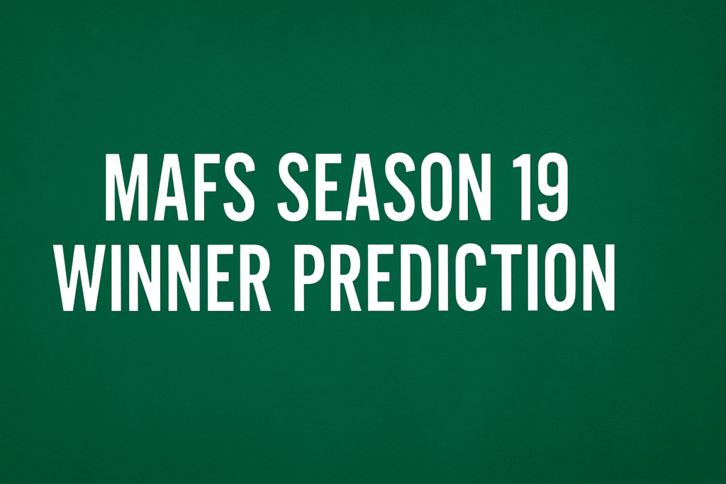 Married at First Sight Season 19 Winner Prediction: Who Will Win the 2025 MAFS Finale? 1 MAFS Season 19 winner